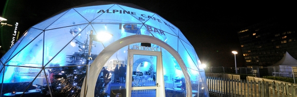 alpine cafe bar ice bar exterior